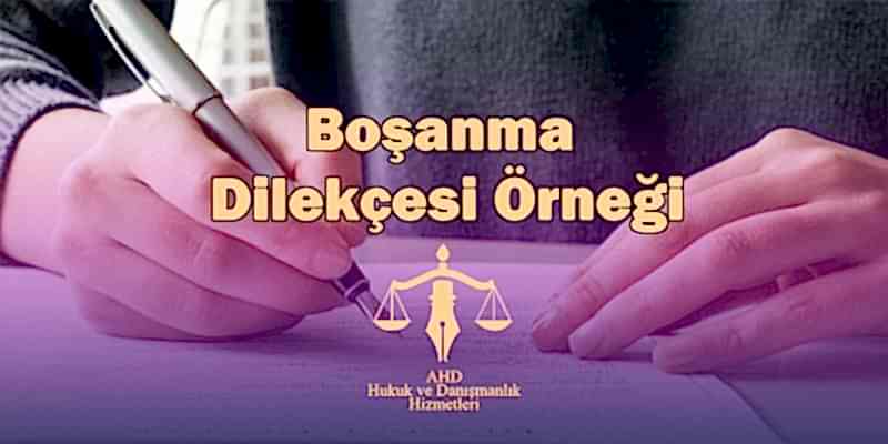 boşanma dilekçesi örneği