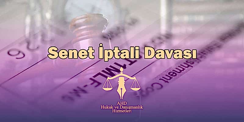 Senet İptali Davası